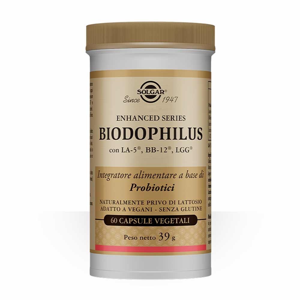 Solgar Biodophilus Integratore Probiotico Superconcentrato, 60 Capsule Vegetali
