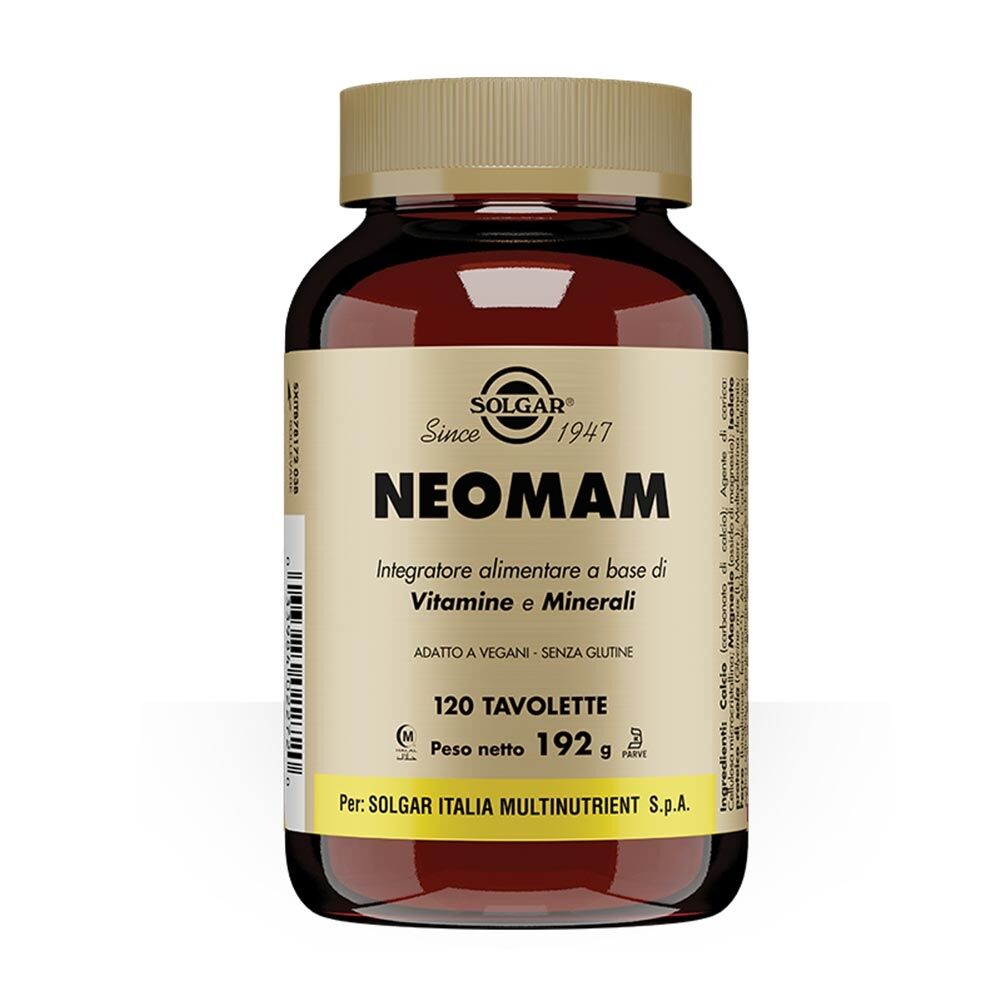 Solgar Neomam Integratore Alimentare Vitamine e Minerali, 120 Tavolette