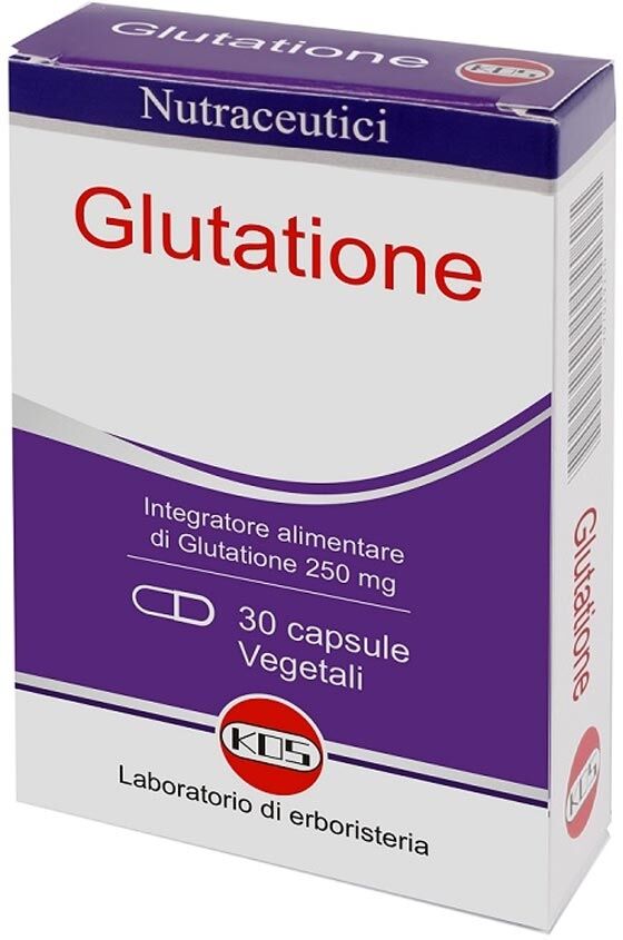 Kos Nutraceutici - Glutanione Integratore Alimentare 250mg, 30 capsule