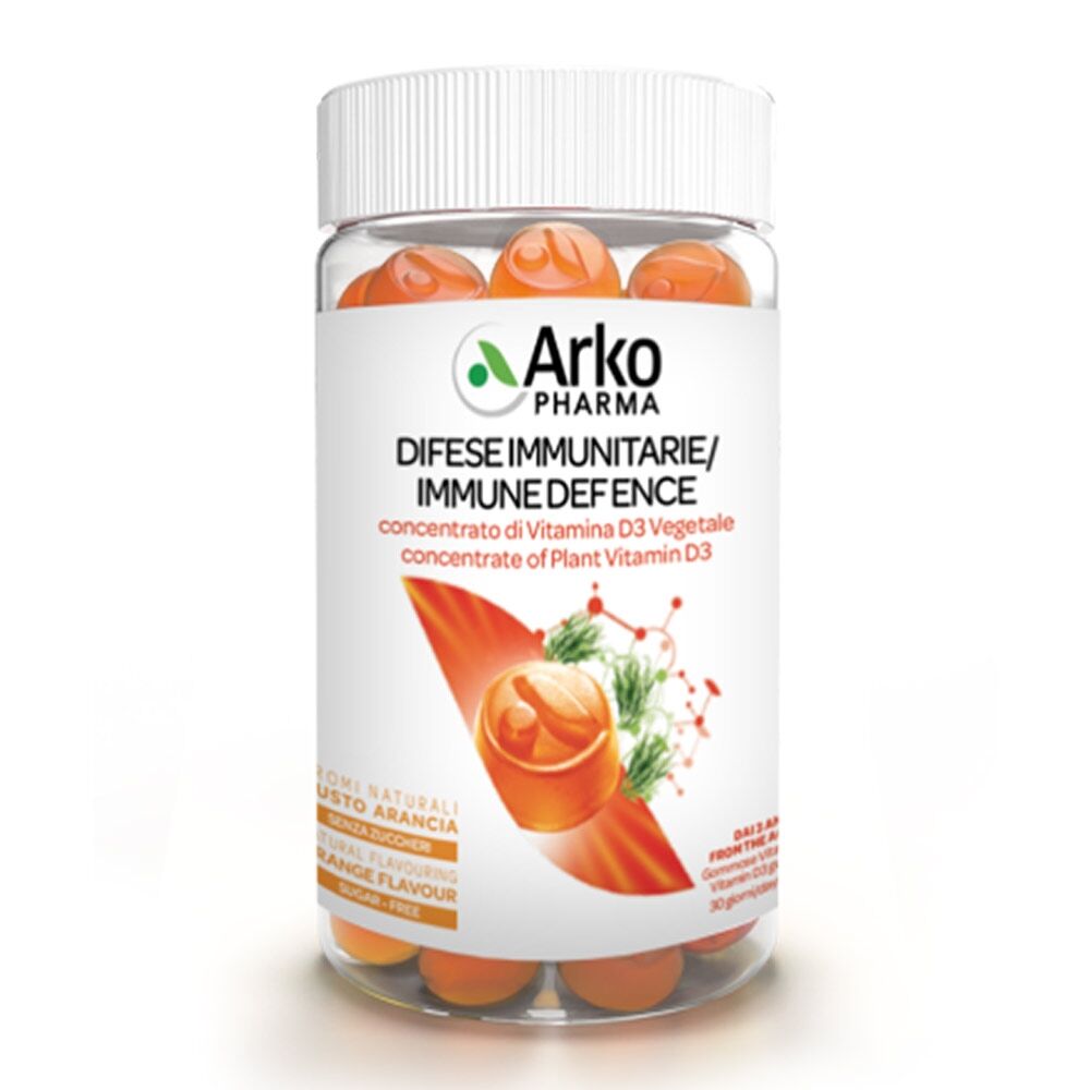 ArkoPharma ArkoGummies - Vitamina D3 Integratore, 60 Gummies