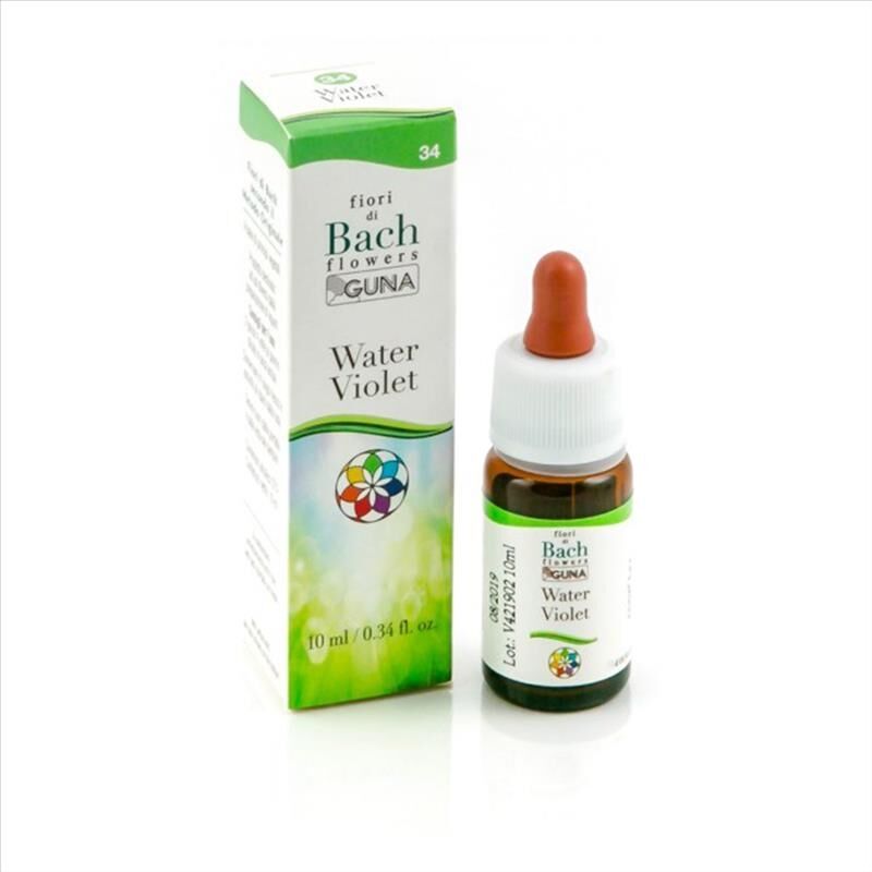 GUNA Water Violet 34 Fiori Di Bach Indipendenza E Umiltà Gocce 10 ml