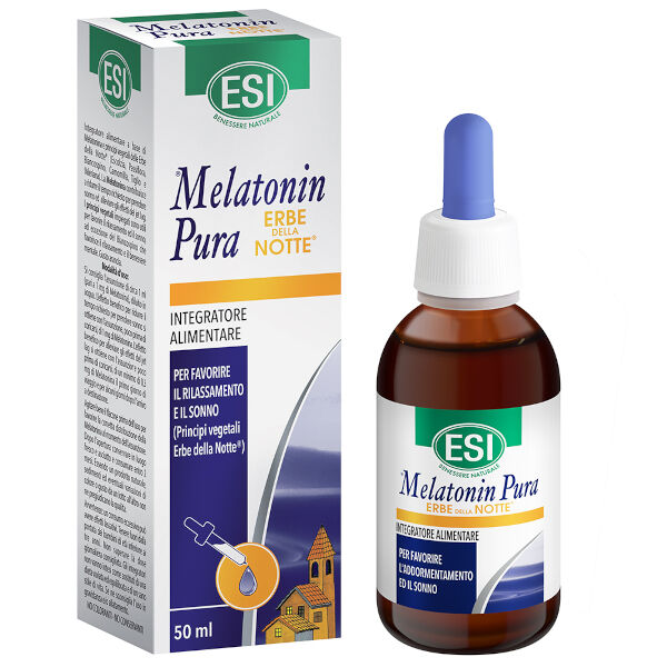 Esi Melatonin Pura Con Erbe Della Notte Gocce 1mg