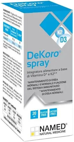 Named Srl Named Dekoro Spray Integratore Ossa 20ml