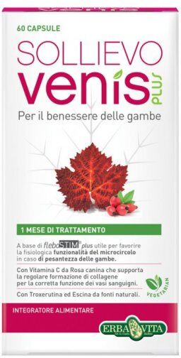 Sollievo Venis Plus Erba Vita 60 Capsule