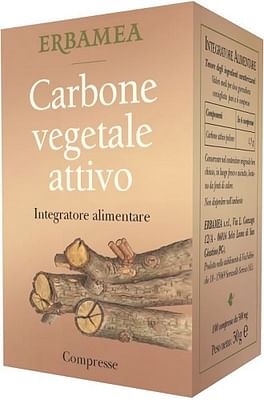 Erbamea Srl Carbone Vegetale Attivo 100 Capsule