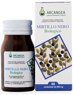 Arcangea Mirtillo Nero Biologico 60 Compresse