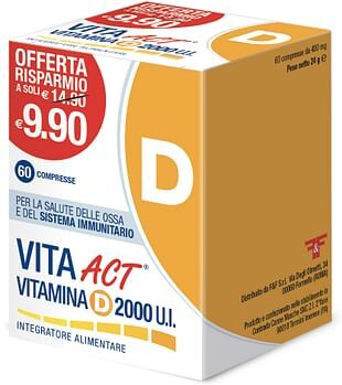 F&f Srl Vitamina D Act 2000ui 60cpr