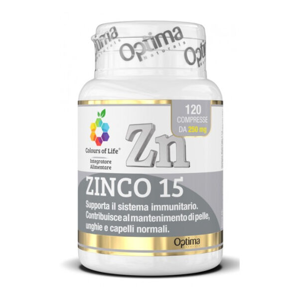 Optima Naturals Srl Zinco 15 120 Compresse Colours