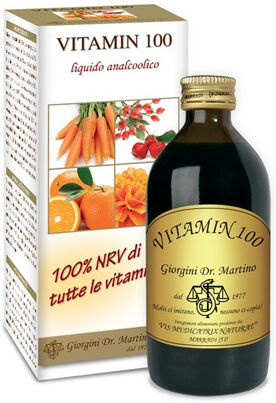 Dr.Giorgini Ser-Vis Srl Vitamin 100 Liquido Analcolico 200ml Giorgini