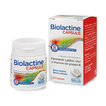 Sella Srl Biolactine Capsule Fermenti Lattici + Vitamine 20 Capsule