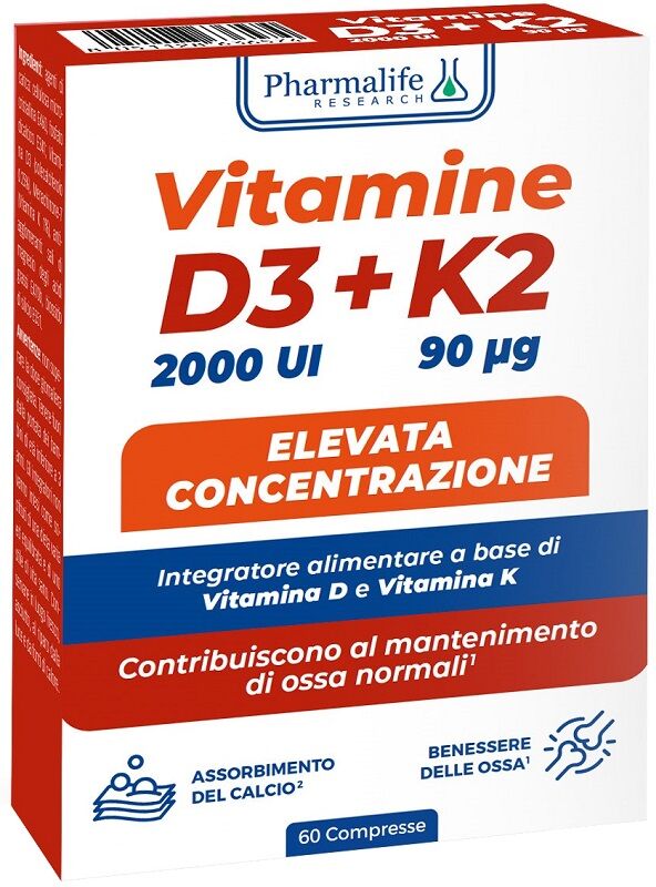 Pharmalife Research Srl Vitamine D3+k2 60cpr