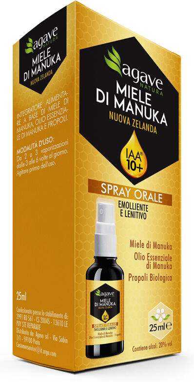 Agave Srl Agave Natura Spray Orale Iaa 10+ 27 Ml