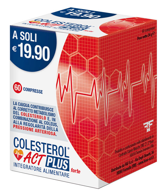 F&f Srl Colesterol Act Plus Fte 60 Cpr