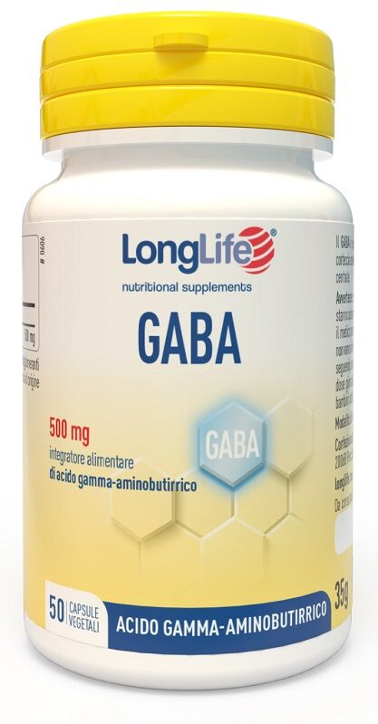 Longlife Gaba 500mg 50 Cps