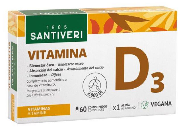 Santiveri Vitamina D3 2000ui Veg 60cpr