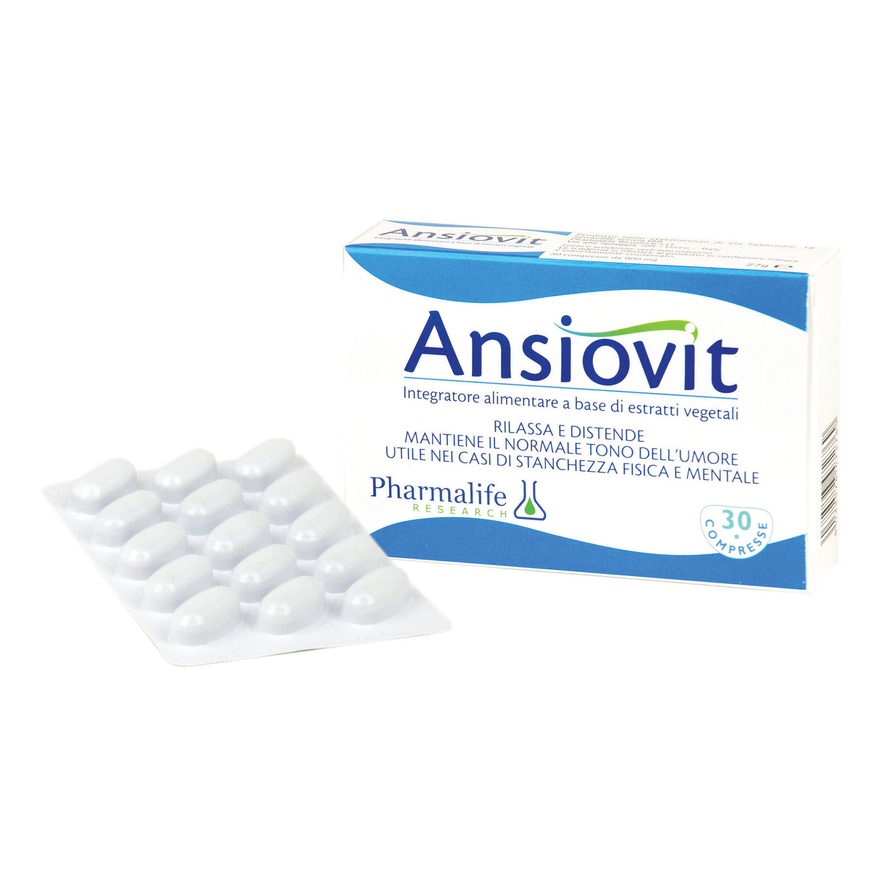 Pharmalife Research Srl Ansiovit 30 Compresse