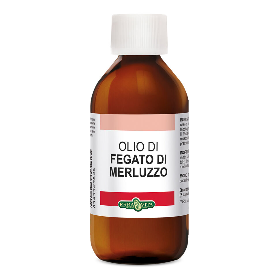 Erba Vita Olio Fegato Merluzzo 100ml Erbavita