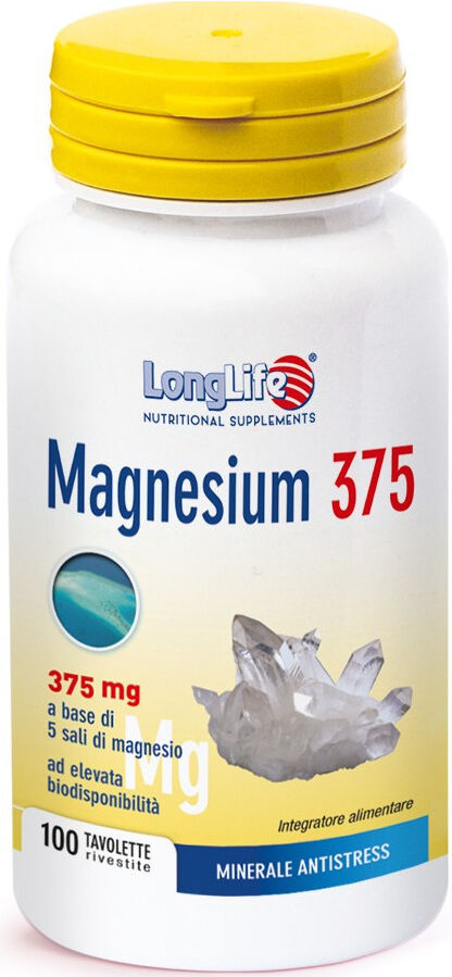 Longlife Magnesium 375mg 100 Tavolette