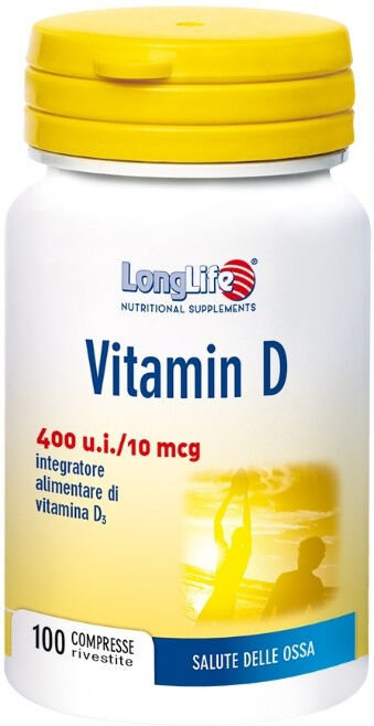 Longlife Vitamin D3 400ui 100 Compresse