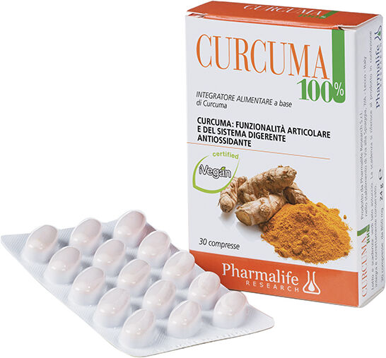 Pharmalife Research Srl Curcuma 100% 30 Compresse