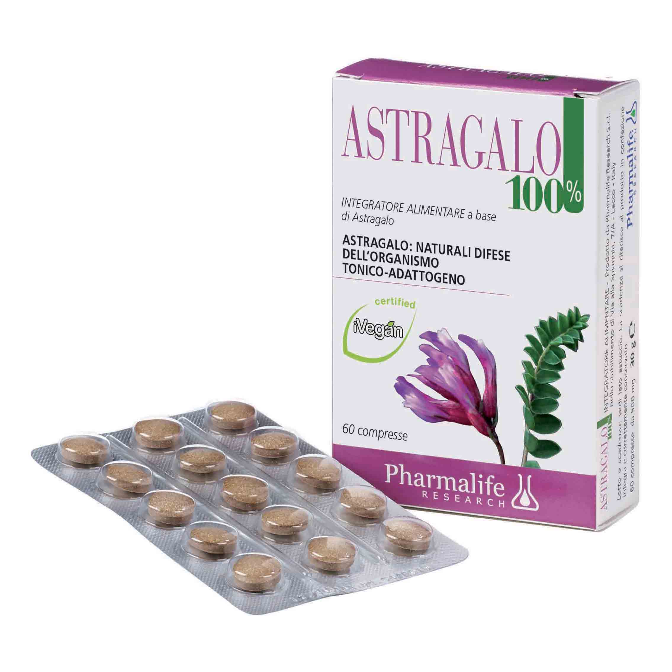 Pharmalife Research Srl Astragalo 100% 60 Compresse