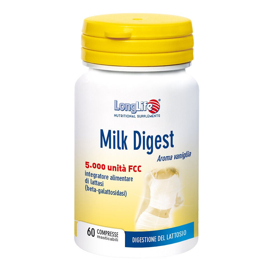 Longlife Srl Longlife Milk Digest 60 Capsule