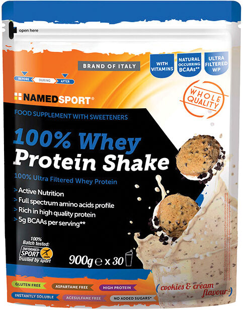 Namedsport Srl 100% Whey Protein Shake Cookies - Cream