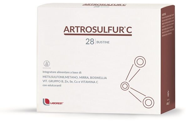 Laborest Artrosulfur C Integratore per le Articolazioni 28 Bustine
