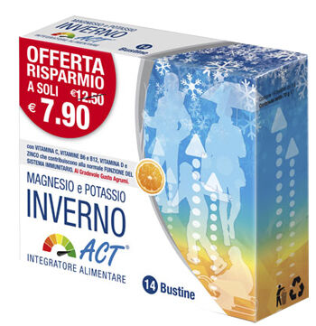 F&f Magnesio Potassio Inverno Act Integratore 14 Bustine