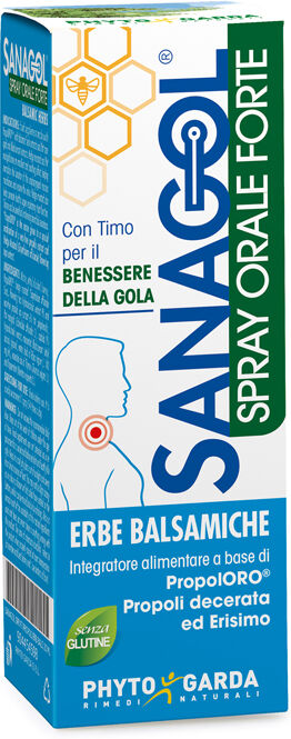 Phyto Garda Sanagol Spray Orale Forte Erbe Balsamiche 20 ml