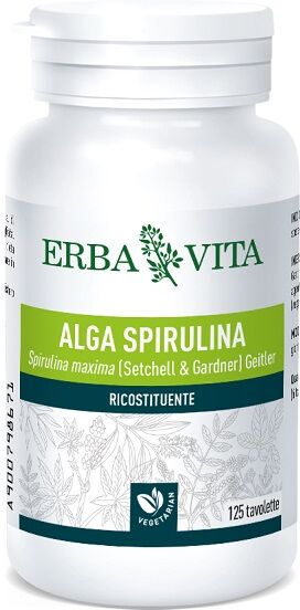 erba vita alga spirulina 125tav 400mg