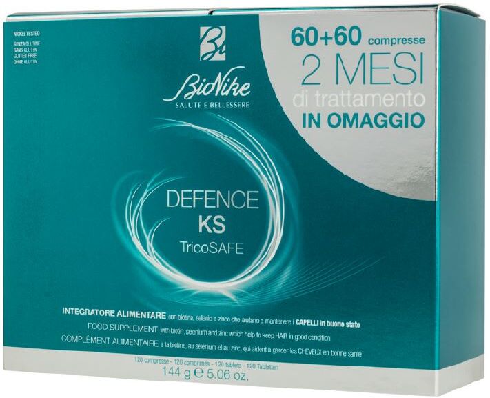 Bionike Defence KS Tricosafe Bipack 60 + 60 Compresse