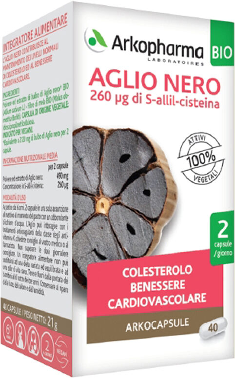 Arkopharma Aglio Nero Bio 40 Capsule