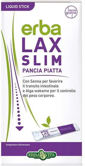 Erba Vita Erbalax Slim Pancia Piatta Integratore Dimagrante 12 Stick