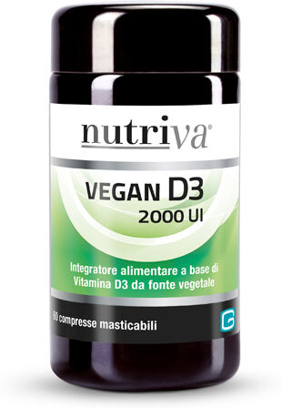 Nutriva Vegan D3 2000 U.I. 60 Compresse Masticabili