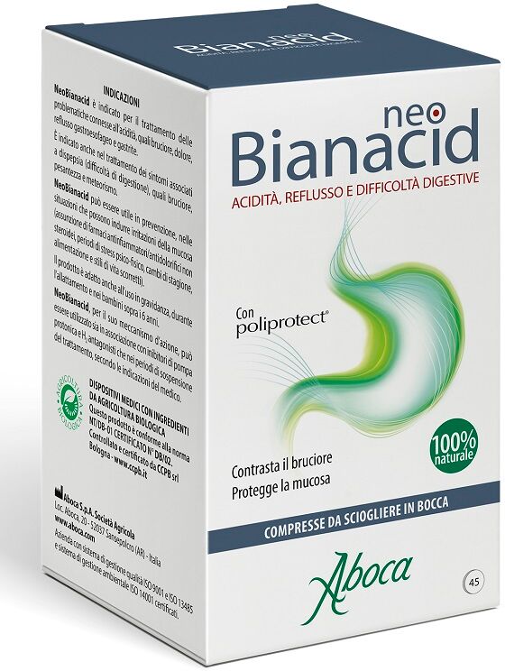 Aboca Neobianacid 45 Compresse Masticabili