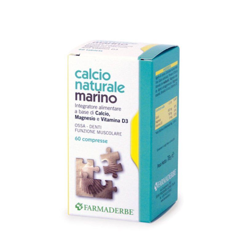 Farmaderbe Calcio Naturale Marino 60 Compresse