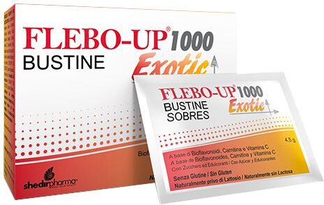 Flebo-Up 1000 Exotic Integratore Sistema Circolatorio 18 Bustine