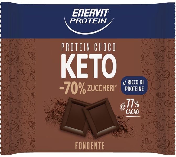 Enervit Keto Tavoletta In Box Da 48 Tavolette - Cioccolato Fondente