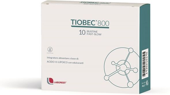 Laborest Tiobec 800 Integratore Metabolismo Energetico 10 Bustine Fast-Slow