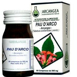 Arcangea Pau d'Arco 500 mg Integratore Sistema Immunitario 60 Capsule