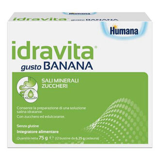 Humana Idravita gusto Banana 12 bustine