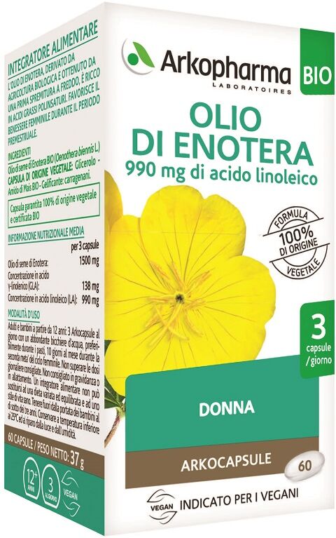 Arkopharma Olio Enotera 60 Capsule