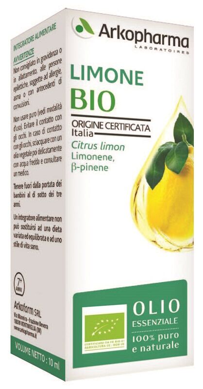 Arkopharma Limone Bio Olio Essenziale 15 ml