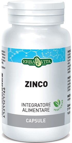 Erba Vita Zinco Integratore Sistema Immunitario 60 Capsule