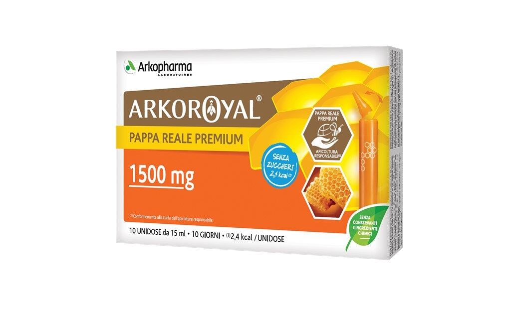 Arkopharma Arkoroyal Pappa Reale 1500 mg 10 Flaconcini