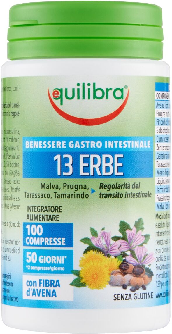 Equilibra 13 Erbe Con Fibra 100 Compresse