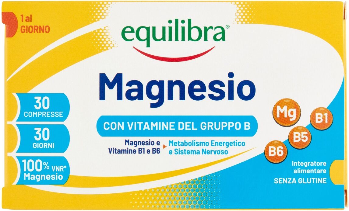 Equilibra Magnesio Con Vitamine Gruppo B 30 Compresse