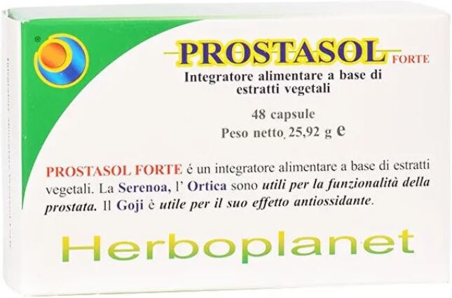 Herboplanet Prostasol Forte Integratore 48 Capsule