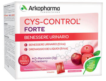 Arkopharma Cys-Control Forte 14 Bustine 56 G Gusto Lampone